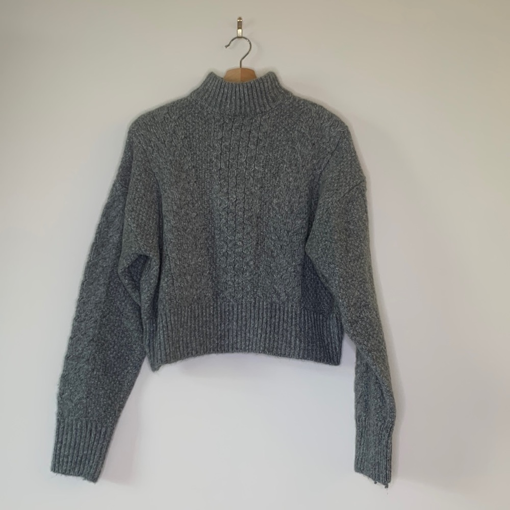 Knit turtleneck sweater